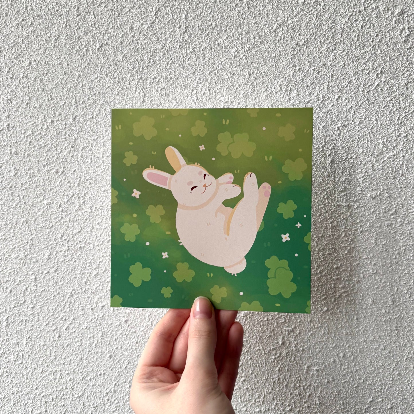 Clover Bunny Print