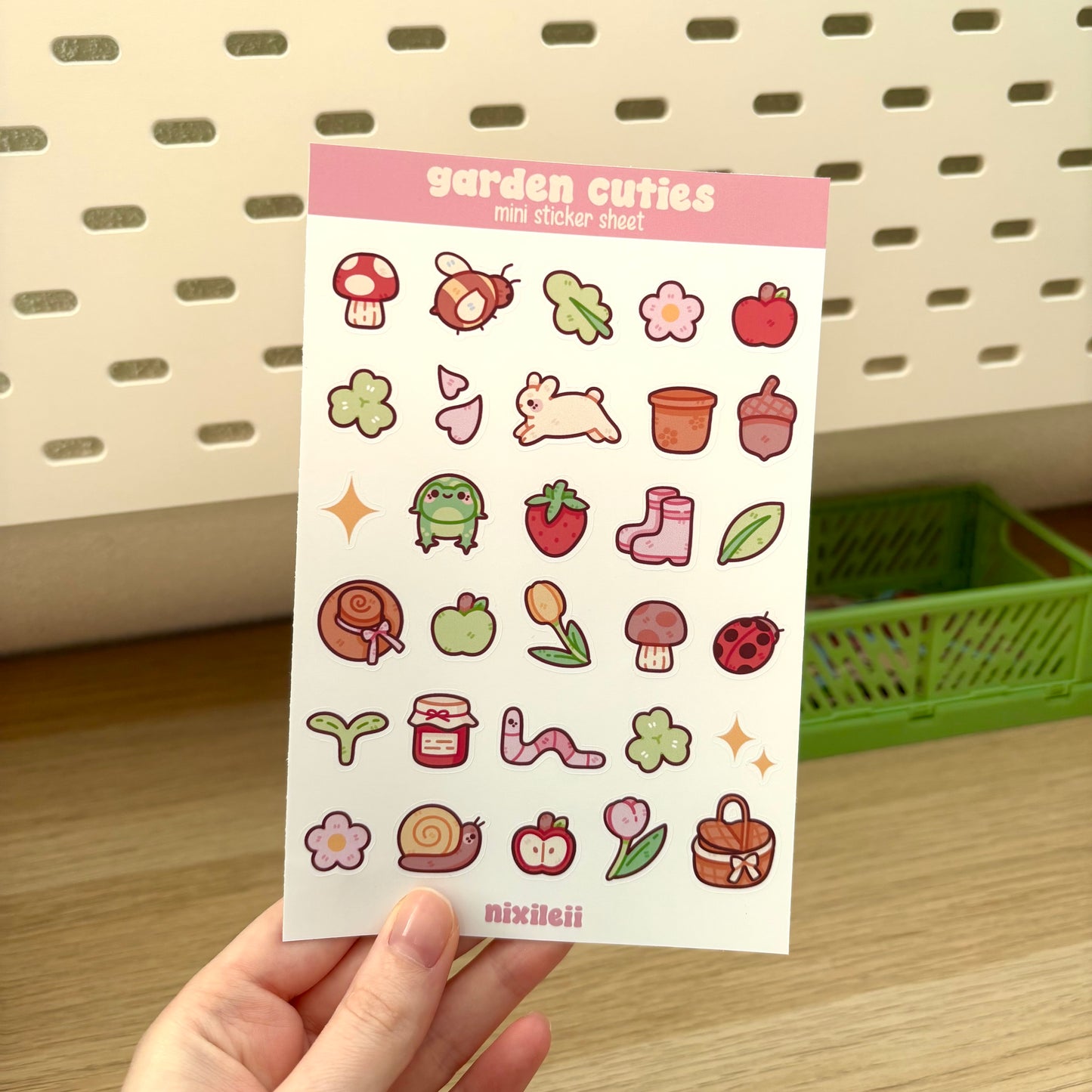 Garden Cuties Mini Sticker Sheet