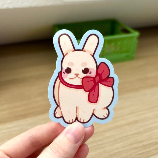 Red Bow Bunny
