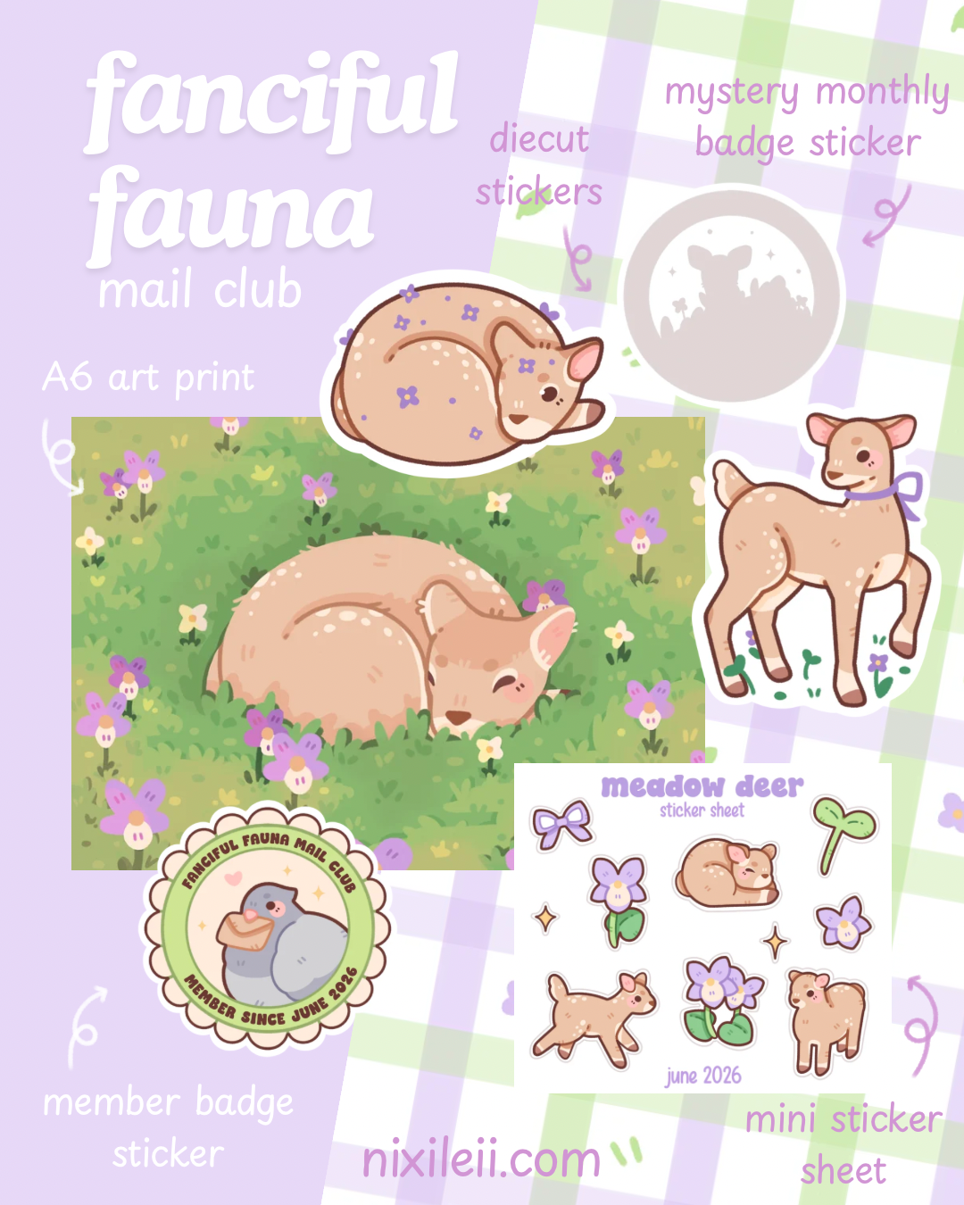 Fanciful Fauna Mail Club - EU Only!