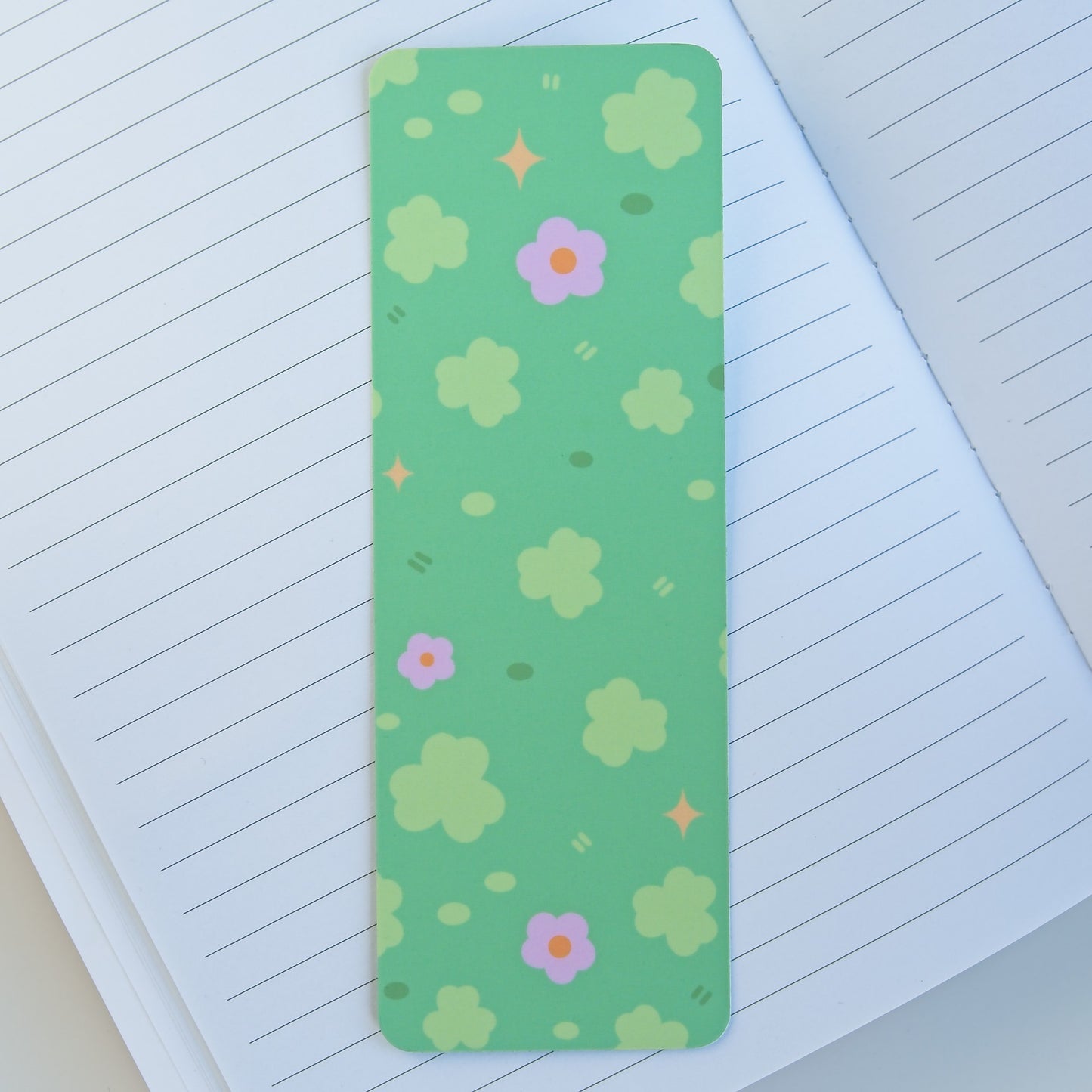 Calico Flowers Bookmark