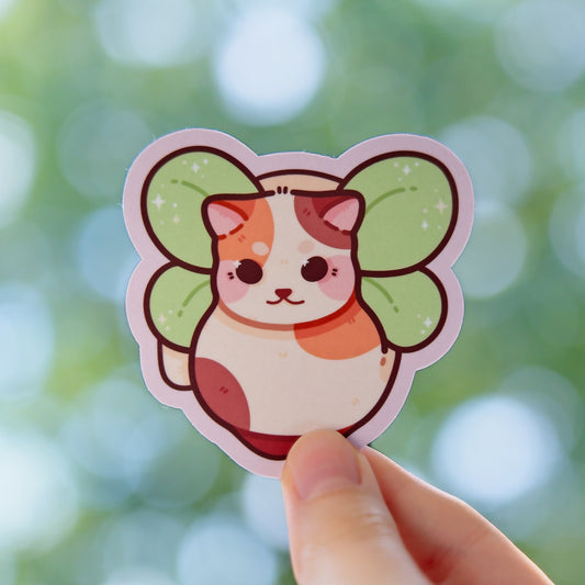 Fairy calico cat sticker Nixileii