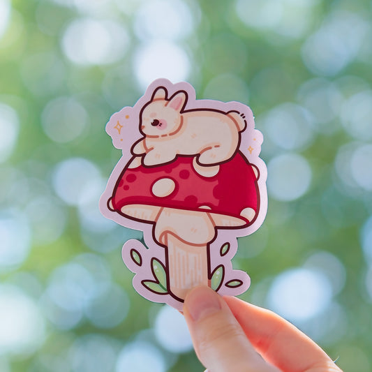 Mushroom Bunny Sticker Nixileii