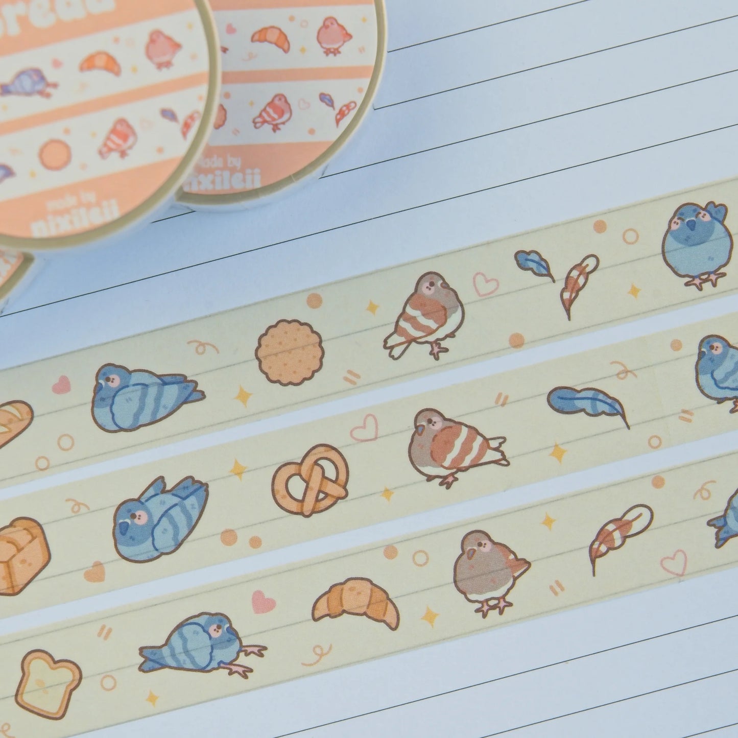 Pigeons & Bread Washi Tape