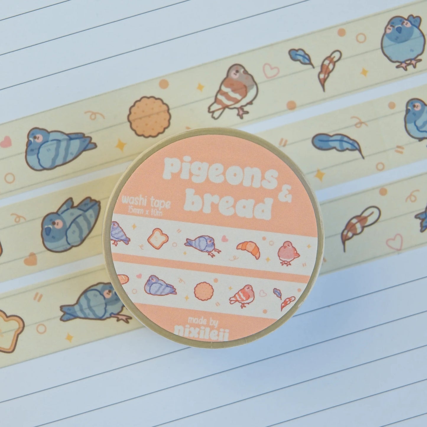 Pigeons & Bread Washi Tape