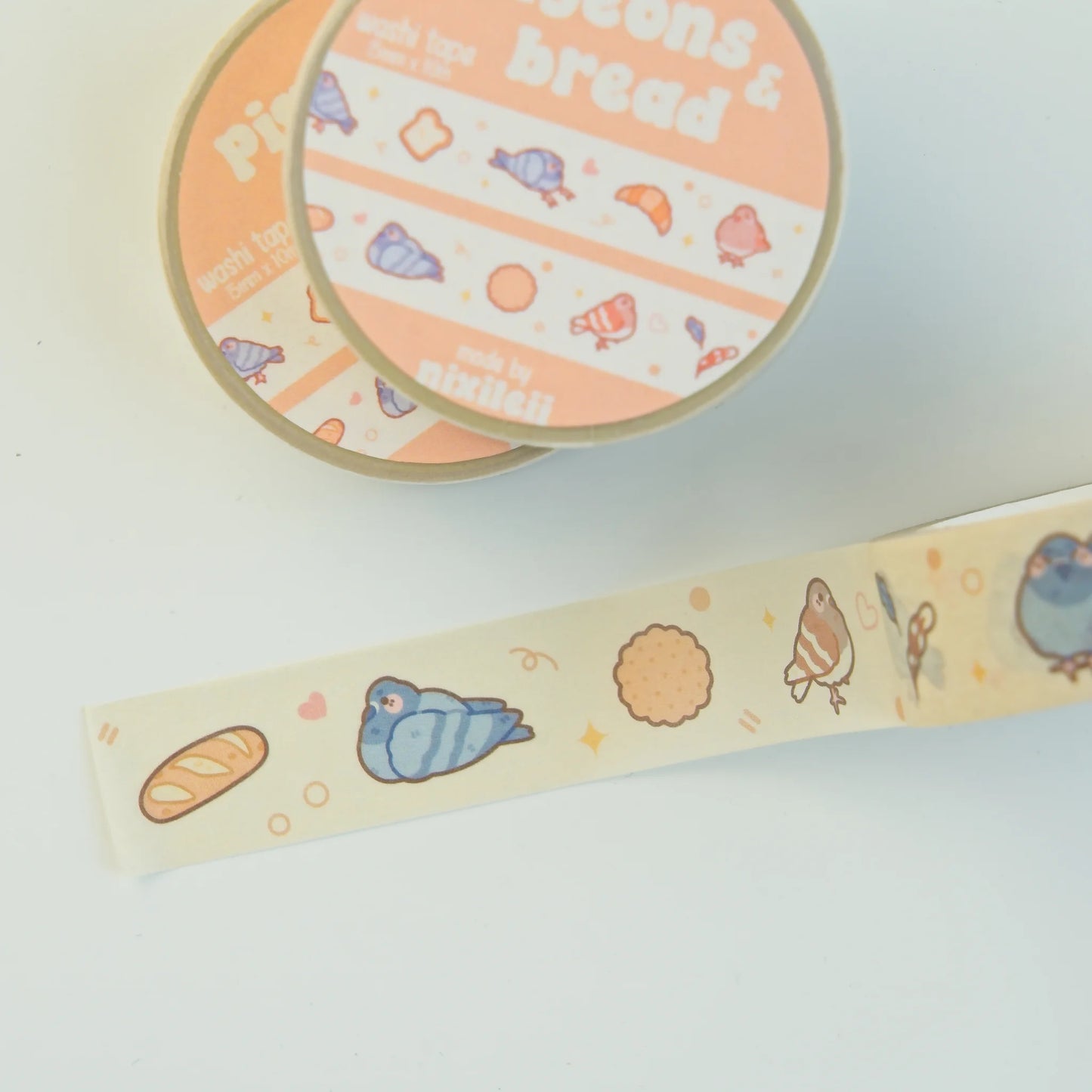 Pigeons & Bread Washi Tape
