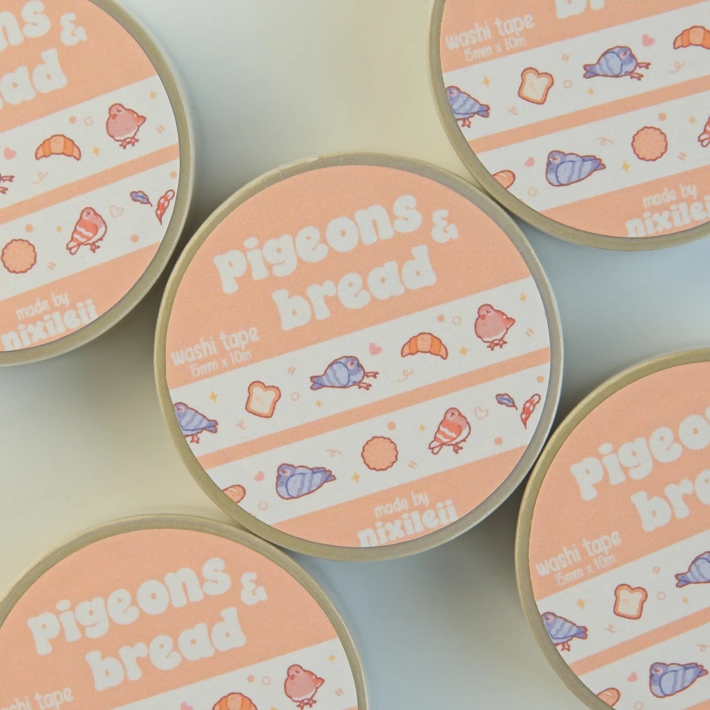 Pigeons & Bread Washi Tape
