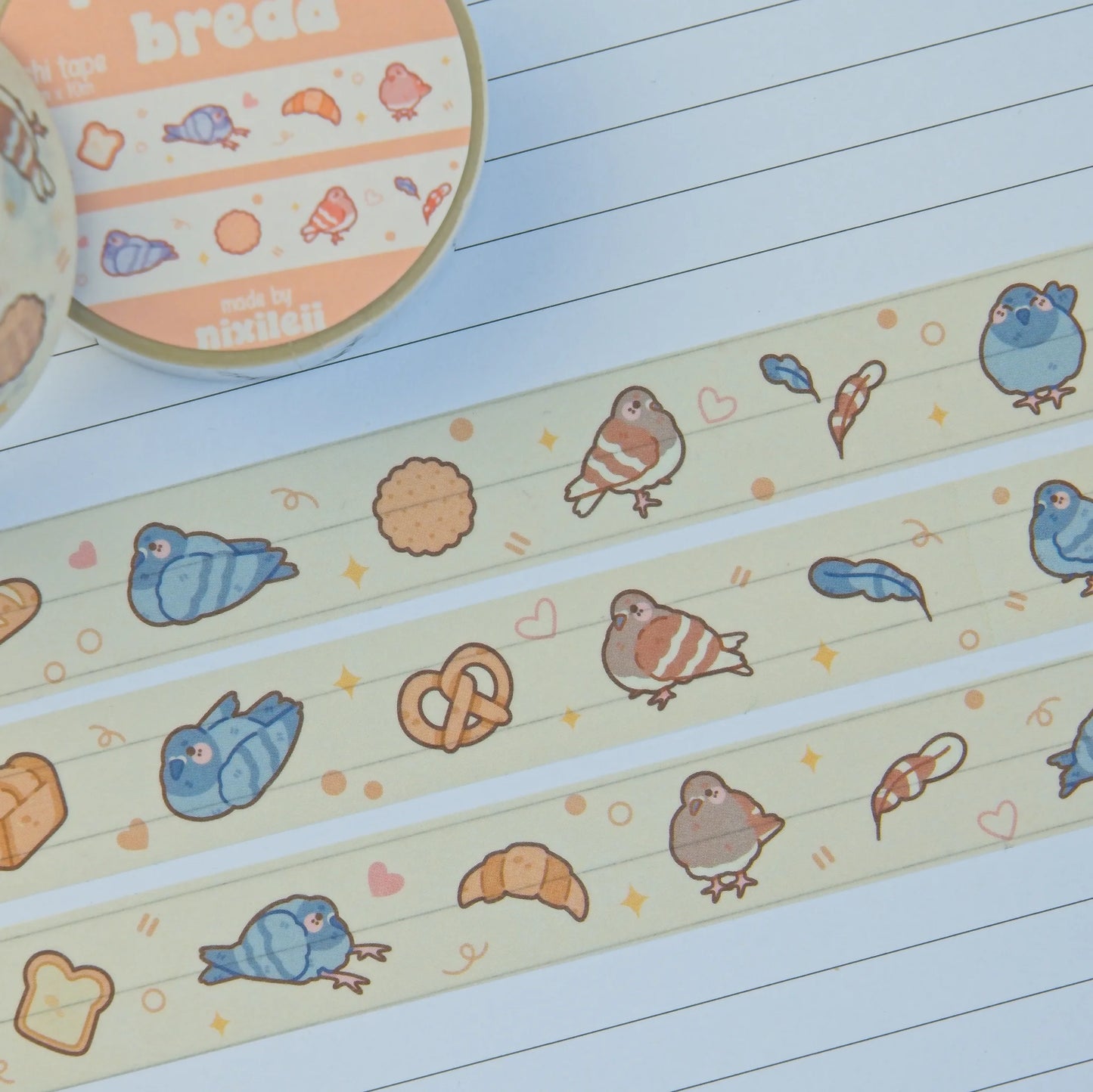 Pigeons & Bread Washi Tape