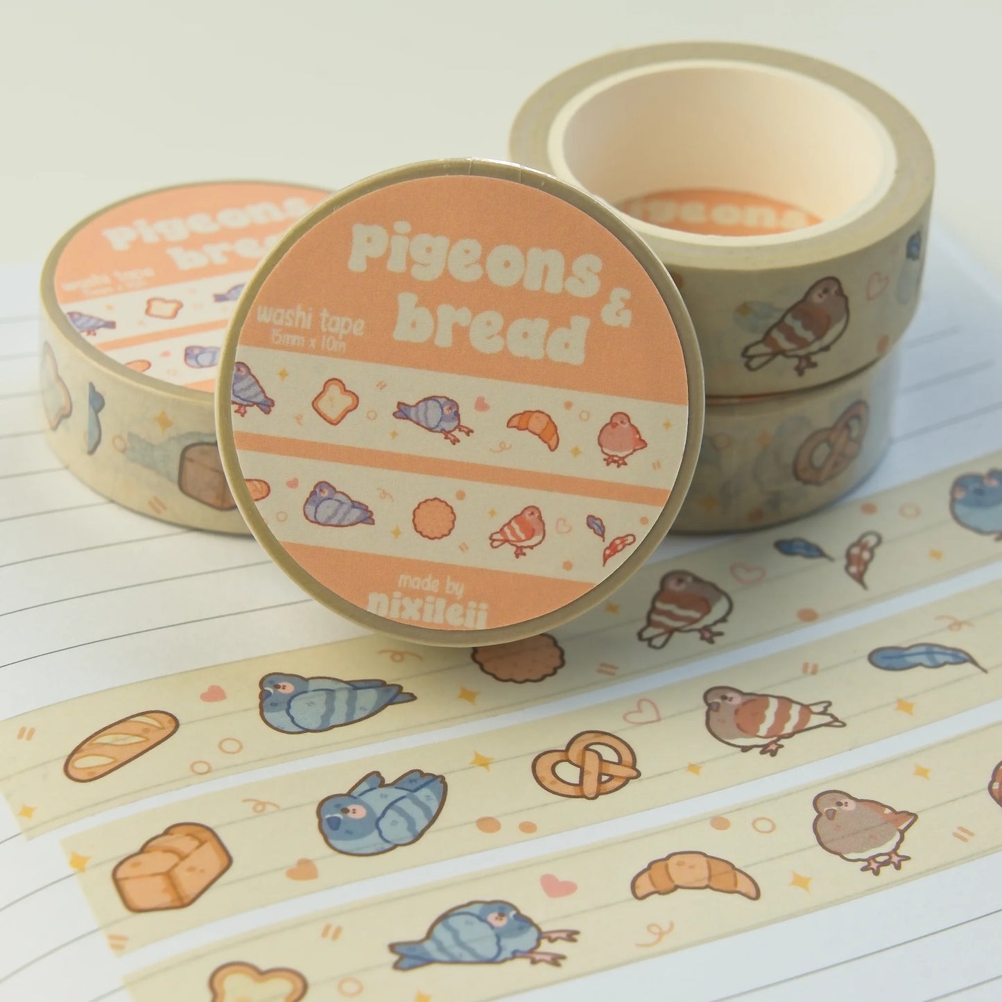 Pigeons & Bread Washi Tape