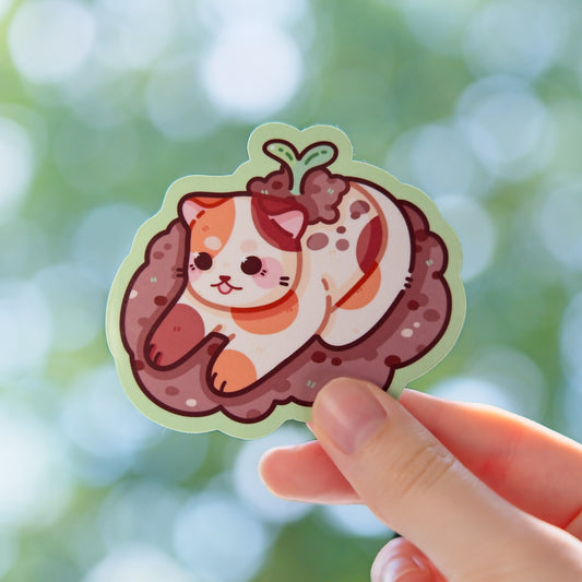 Sprout Calico Cat Sticker Nixileii