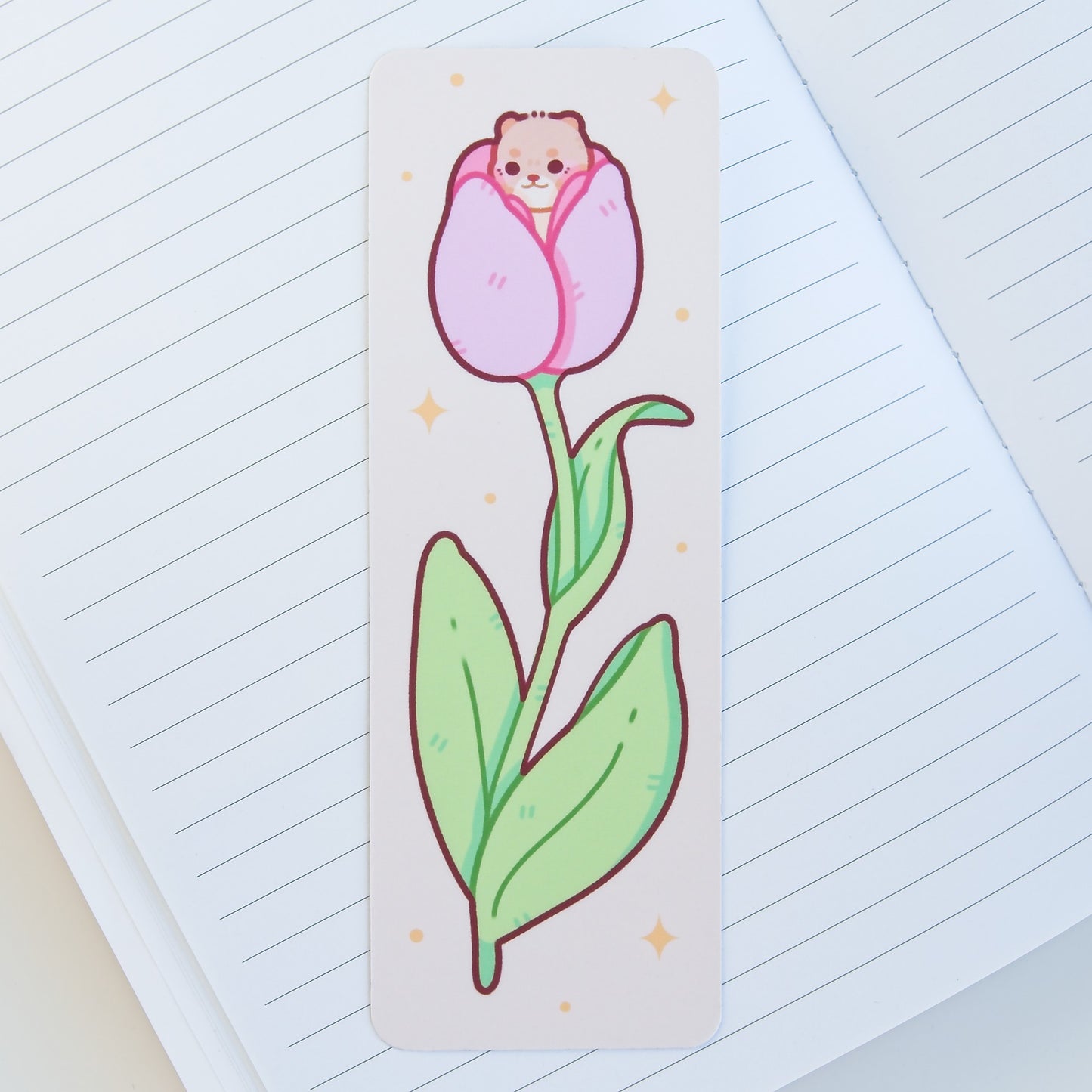 Tulip mouse bookmark